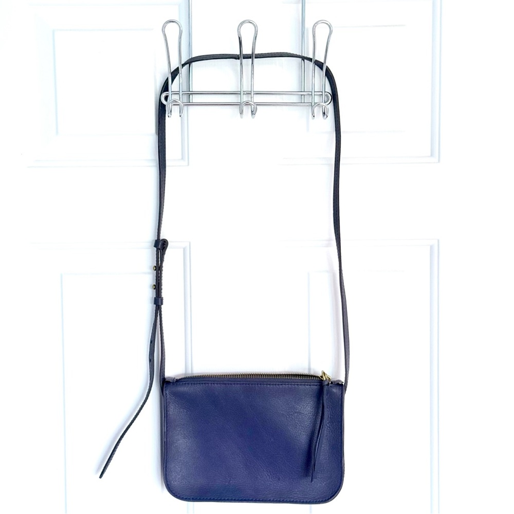 Madewell Blue Crossbody Bag Sleek Minimalist Design